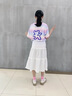 艾卡諾 I.KARNOW女童裙子夏季2025新款兒童洋氣甜美夏天半身裙女孩韓版公主蓬蓬裙 4406白色 170 曬單實(shí)拍圖