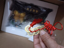禮之源 招財葫蘆平安扣擺件 天然玉石工藝品 家居客廳玄關(guān)酒柜裝飾品 沙金色福祿平安扣家和萬事興 曬單實拍圖