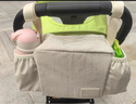 寶寶三baobaosan嬰兒推車(chē)掛包遛娃神器置物袋通用推車(chē)配件輕便媽咪收納 象牙白（升級防水款） 曬單實(shí)拍圖