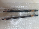 novo 刀削式砍刀眉筆防水防汗不易脫色新手初學者化妝師專用眉筆 2#灰棕色+3#自然棕 曬單實拍圖