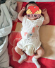 JEEMERY肚兜嬰兒0-6個月寶寶新生兒夏季薄款透氣兒童背心式護肚圍兜 【兩條裝】彩虹小馬+小鹿花花 66碼（適合3-6個月） 曬單實拍圖