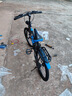 津馳遠(yuǎn)兒童自行車6-10-15歲碟剎中大童山地男女孩學(xué)生單車一體輪腳踏車 車燈款|藍(lán)色+單速+雙碟剎+輻條輪 18寸【身高115-140cm】約6-10歲 曬單實(shí)拍圖