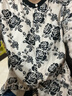 茶·愫【黯夜玫瑰】puretea茶愫絲棉印花襯衫女圓領(lǐng)七分袖2025夏季新款 米白 M 曬單實(shí)拍圖