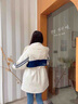 鴨鴨中長(zhǎng)款羽絨服女士2025年冬季新款收腰連帽時(shí)尚保暖顯瘦派克服外套 酒紅色 M (建議110-125斤) 曬單實(shí)拍圖