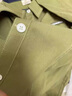 定航高端餐飲專(zhuān)用工作服定制女秋冬款餐廳飯店酒吧服務(wù)員長(cháng)袖襯衫套裝 【單上衣】XS-明線(xiàn)襯衣長(cháng)袖 綠色 2XL 曬單實(shí)拍圖