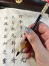 善璉湖筆小楷毛筆書(shū)法專(zhuān)用迷你文房四寶初學(xué)入門(mén)禮物兼毫狼毫楷書(shū)行書(shū)草書(shū)國畫(huà)練習軟筆女生送禮套裝 赤華 曬單實(shí)拍圖