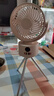 牧安寧桌面小風(fēng)扇自動(dòng)搖頭電風(fēng)扇迷你usb充電長(cháng)續航辦公室宿舍床頭車(chē)載戶(hù)外露營(yíng)釣魚(yú)三腳架臺式大風(fēng)力 【數顯款送支架】長(cháng)效續航丨自動(dòng)搖頭丨靜音大風(fēng)力 曬單實(shí)拍圖