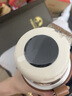 特美刻（TOMIC）保溫杯 情侶鈦茶隔陶瓷內(nèi)膽燜茶水杯 禮物冰花紋白色帶杯套 420ml 曬單實拍圖
