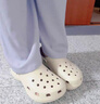 卡駱馳（crocs）經(jīng)典云朵Clog女沙灘洞洞鞋涼拖鞋206750 206750-2Y2  37  曬單實(shí)拍圖