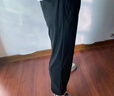 李寧大碼男裝冰絲褲男夏季薄款直筒寬松胖子加肥加大運動(dòng)速干收口長(cháng)褲 黑色速干直筒褲 5XL/200(220斤-235斤) 曬單實(shí)拍圖
