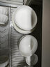 順祥陶瓷純白碗碟套裝家用輕奢餐具高級感碗盤喬遷送禮高溫釉下彩 盛世純白6人食34頭【禮盒裝】 曬單實拍圖