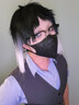 麗紗蓓兒口罩cosplay漫展專用黑色3D立體一次性輕薄顯臉小透氣款防曬口罩 COSER款口罩【獨(dú)立包裝】10個(gè)裝 曬單實(shí)拍圖
