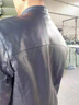 羅蒙（ROMON）冬季新款皮衣男加絨加厚男裝外套中青年男士爸爸立領(lǐng)翻領(lǐng)皮夾克潮 春秋薄款【黑色立【領(lǐng)】 L 175 建議120-140斤 曬單實(shí)拍圖