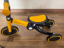 uonibaby品牌授權(quán)兒童三輪車腳踏車1-3-6歲寶寶兒童車遛娃神器平衡車手推 25款巴洛克黃+推桿-適高68-128cm 升級(jí)版 曬單實(shí)拍圖
