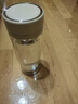 蘇泊爾玻璃杯雙層茶水分離便攜泡茶杯高硼硅耐高溫大容量辦公泡茶杯子 秋梨白【雙層防燙】180ml 曬單實(shí)拍圖
