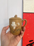 古悅堂宜興紫砂杯純手工中式高檔家用紫砂蓋杯辦公泡茶杯段泥 玉蘭蓋杯 曬單實(shí)拍圖