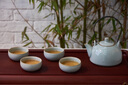 雅瓷汝窯茶壺提梁壺陶瓷泡茶壺功夫單壺沏茶壺禮盒裝汝瓷明月提梁壺 汝窯明月提梁壺 320ml 曬單實(shí)拍圖