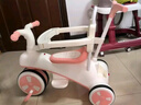貝趣兒童三輪車嬰兒車1-3歲遛娃神器推車寶寶腳踏車小孩輕便溜娃車 豪華粉 丨剎車+燈光音樂+轉(zhuǎn)向推桿 推騎兩用一周歲生日禮物 曬單實拍圖