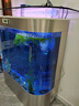 美諾魚(yú)缸客廳免換水家用中小型智能1.2米雙圓形靠墻大型背濾金龍魚(yú)缸 拉絲銀【高清玻璃+顯示屏+魚(yú)缸大禮包】 120*50*138 曬單實(shí)拍圖