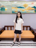 G.DUCKKIDS小黃鴨童裝女童裙子夏季新款兒童百褶裙中大童小學(xué)生校服裙半身群 【黑色】百褶裙-內(nèi)搭安全褲 110 【建議4-5歲】 曬單實(shí)拍圖