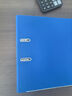 齊心(Comix) 2寸加厚歐式快勞夾A4文件夾帶孔資料夾兩孔活頁夾背寬55mm容紙寬度35mm 藍(lán)色A105N 曬單實(shí)拍圖