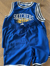 Skechers斯凱奇速干透氣男童夏季背心t恤短褲兒童籃球運動服套裝P225K076 曬單實拍圖