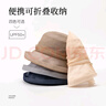 凡飾（FANCET）桑蠶絲遮陽帽女夏季優(yōu)雅卷邊帽子輕薄真絲防曬漁夫帽送媽媽禮物 曬單實(shí)拍圖