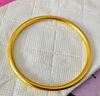 佩瑄金包銀手鐲古法黃金手鐲傳承真足金實(shí)心亮面素圈手鐲結婚首飾 素圈 58圈口 約10克古法亮面可以選擇 曬單實(shí)拍圖
