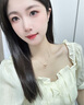 DRIG項鏈女純銀莫比烏斯雙環(huán)2025新款輕奢小眾高級感生日禮物送女友 【999銀】白鉆-玫瑰金色 曬單實拍圖