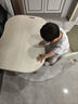 曼龍花生桌幼兒園桌子寶寶游戲玩具桌可升降調(diào)節(jié)兒童學(xué)習(xí)桌椅套裝 【雙人加大】Plus花生桌-米黃色 曬單實(shí)拍圖