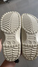 卡駱馳（crocs）洞洞鞋男女鞋經(jīng)典Clog一腳蹬穿沙灘鞋涼拖鞋 10001-2Y2 M9W11 曬單實(shí)拍圖