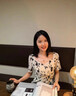 花語(yǔ)志法式碎花連衣裙夏天女2025新款夏季裙子小個(gè)子顯瘦氣質(zhì)長(zhǎng)裙純欲 法式V領(lǐng)綁帶碎花連衣裙 M 【建議100斤內(nèi)】 曬單實(shí)拍圖