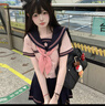 沉鯨jk制服水手服【粉黛】原創(chuàng)正版日系學(xué)院風(fēng)秋冬基礎(chǔ)款中間服女套裝 短袖+39cm短裙+領(lǐng)結(jié)【粉黛套裝】 S 曬單實(shí)拍圖