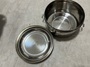 美廚（maxcook）飯盒餐盒便當(dāng)盒 304不銹鋼雙層學(xué)生13.5cm 帶提手MCFT5329 曬單實(shí)拍圖