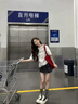 共跡gongji【范丞丞同款】2025夏季新款方頭厚底板鞋女潮鞋帆布鞋休閑鞋子男 森林黑 (張藝興同款)/偏大一碼 38 （243mm） 曬單實拍圖