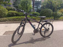 鳳凰上海鳳凰山地車(chē)自行車(chē)男士女式學(xué)生成人變速寬胎越野公路賽單車(chē) 【鋼架/全套競(jìng)速軸承】條輪炫彩 24寸24速【建議身高138-168cm】 曬單實(shí)拍圖