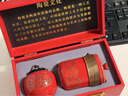 瀾春江千里江山文創(chuàng)國潮古韻茶具套裝整套戶外旅行禮品高檔伴手禮盒裝 【千里江山紅木盒】古韻紅 曬單實拍圖