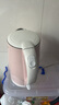 美的（Midea）電熱水壺家用電水壺?zé)畨?雙層防燙 0涂層食品級(jí)304不銹鋼 1500W快速沸騰 1.7L大容量 HJ1705 曬單實(shí)拍圖