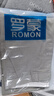 羅蒙（ROMON）高端桑蠶絲休閑褲男夏季新款彈力直筒寬松褲子夏季男士休閑褲商務(wù) 青灰色 35 碼 腰圍2尺75適合160-170斤 曬單實(shí)拍圖