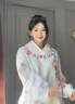 魯雅爾韓系慵懶風涂鴉卡通連帽衛(wèi)衣女早秋季寬松打底衫休閑上衣服外套潮 白灰色 常規(guī)款 L 曬單實拍圖