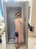 衣典零一（LEDIALYI）粉色薄紗連衣裙女2025新款夏季穿搭法式溫柔風絕美超仙仙女裙長裙 紫粉色 S （建議105斤內(nèi)） 曬單實拍圖