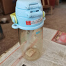 富光ppsu安全材質水杯嬰幼兒孕產婦專用女士夏季可愛水壺吸管塑料杯子 蘋果奶藍540ml【送杯刷+玩偶】 曬單實拍圖