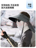 玖慕（JIUMU）防曬帽男士遮陽(yáng)帽太陽(yáng)帽空頂帽涼帽登山帽釣魚(yú)帽夏季防紫外線(xiàn)帽子 曬單實(shí)拍圖