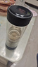 水莫停茶水分離足銀泡茶杯雙層防燙玻璃杯過濾杯子男士送老師禮物水杯 紳士黑 曬單實拍圖