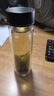 富光玻璃杯雙層男士商務水杯便攜車載高硼硅玻璃杯子茶水分離泡茶杯 曬單實拍圖