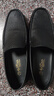 金利來(lái)（goldlion）男鞋商務(wù)休閑鞋舒適輕質(zhì)透氣時(shí)尚皮鞋596830193ALB-黑色-41碼 曬單實(shí)拍圖