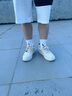 森馬（Senma）男鞋夏季休閑百搭小白鞋子男士軟底輕便厚底增高板鞋男款鏤空透氣 米色 42 曬單實拍圖