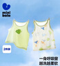 迷你巴拉兒童背心男女童夏季薄款棉質(zhì)背心寶寶T恤內(nèi)衣打底衫【兩件裝】 曬單實拍圖