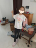 PawinPaw卡通小熊童裝24夏季新款女童花邊袖印花 曬單實(shí)拍圖
