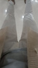 特樂妮白色牛仔褲女夏季薄款高腰顯瘦緊身小腳褲彈力百搭修身鉛筆褲子潮 米白色-單扣牛仔 31 （125斤-135斤） 曬單實(shí)拍圖